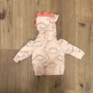Pink Dinosaur Hoodie for Kids
